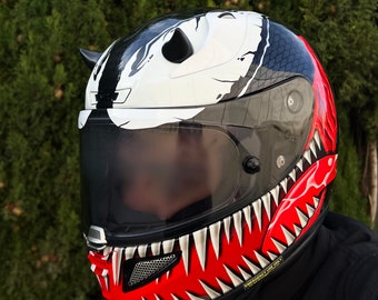 Motorcycle Helmet Horns - Black