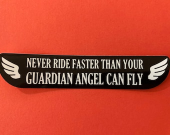 STICKY DUDE 'Faster Than A Speeding Ticket' Motorcycle Sticker - Funny Biker Decal, 5 Inches, UV Protected, Vinyl, USA Made - View #3