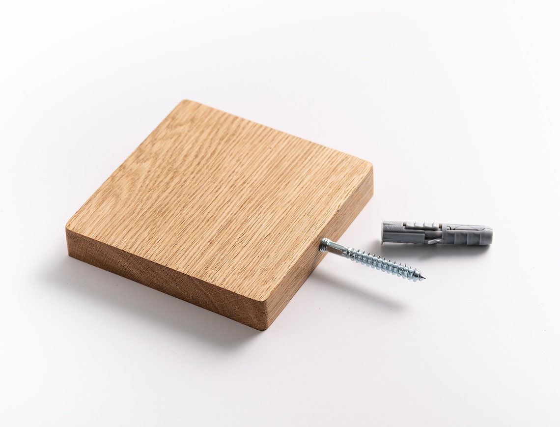 Square wood shelf Small shelf Collectibles display Wall Etsy