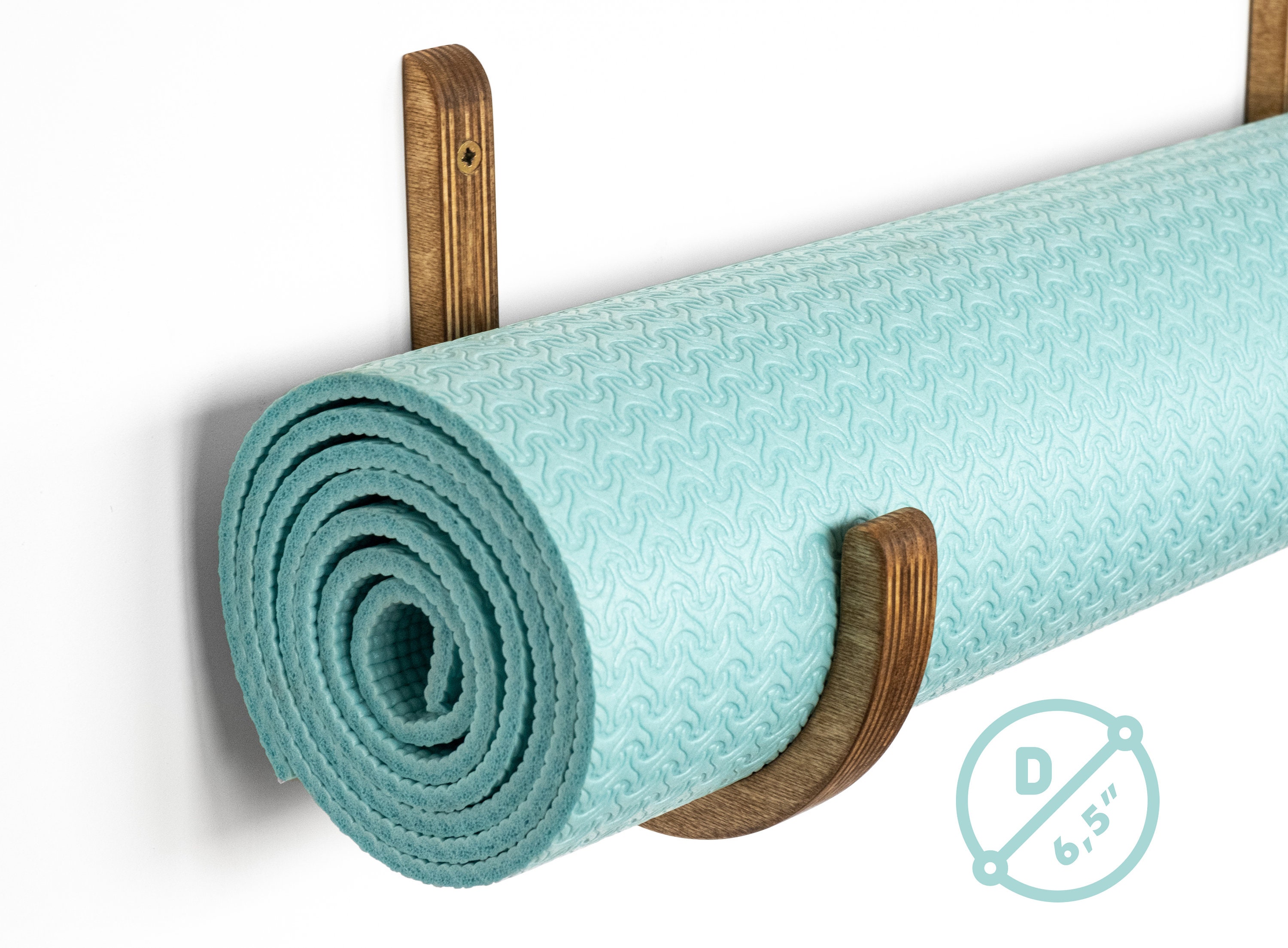 Yoga Mat Rack 2 Shelves With 2 Mat Racks, Yoga Decor, Gym Mat Rack, Gym  Storage, Fitness 