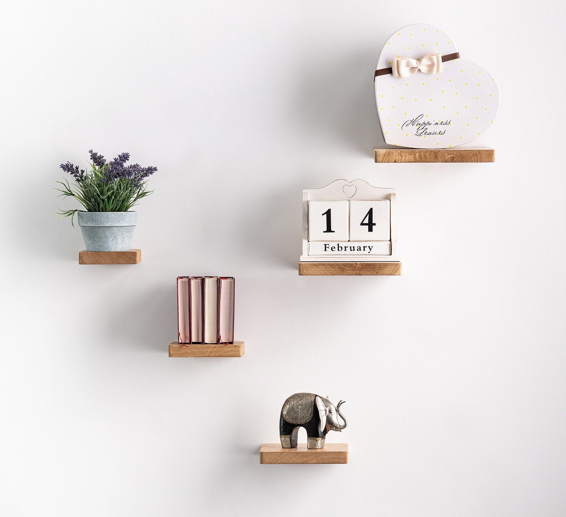 Square Wood Shelf Small Shelf Collectibles Display Wall Etsy