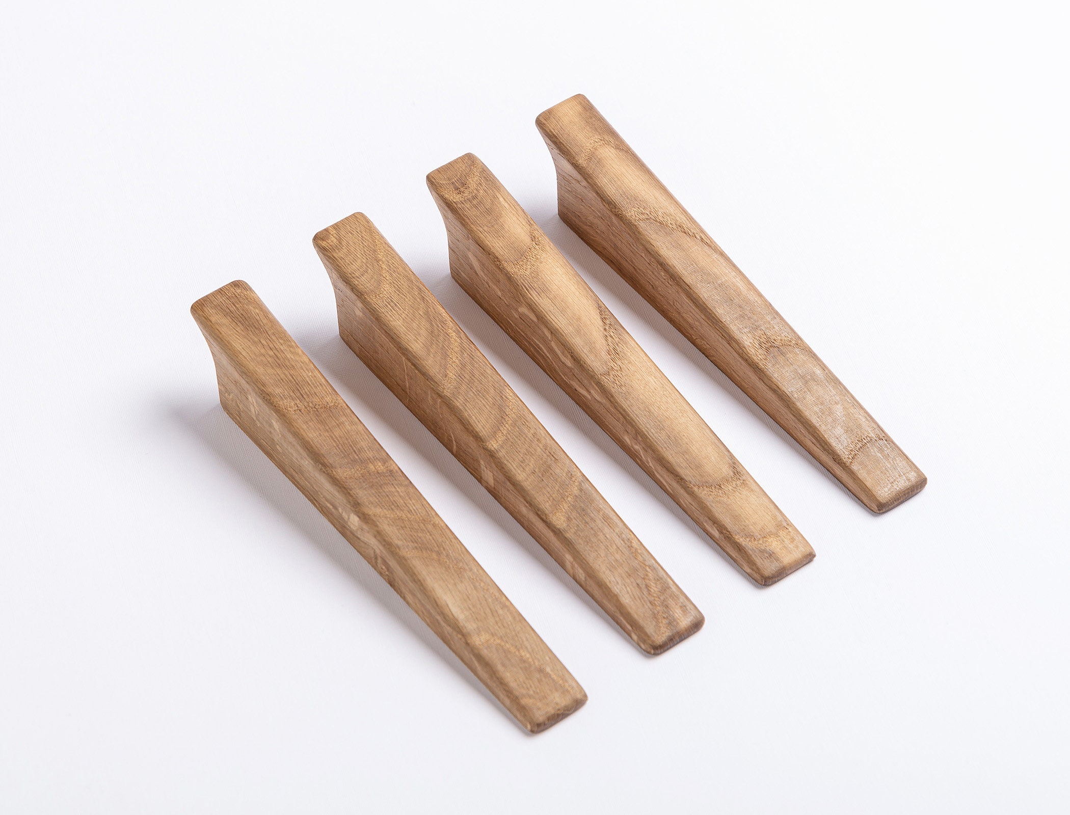 Oak Wood Wall Hooks Coat Hooks Etsy