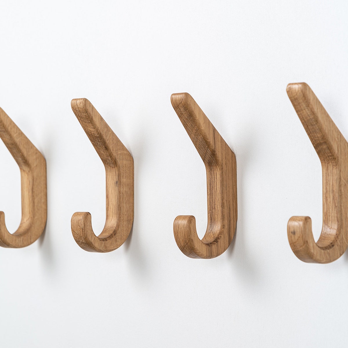 Natural Oak Wood Wall Hooks, Coat Hooks Wall Mounted, Bathroom Towel Rack, Wardrobe Fixture, Hanger for Bags and Hats, Modern Decor - Etsy