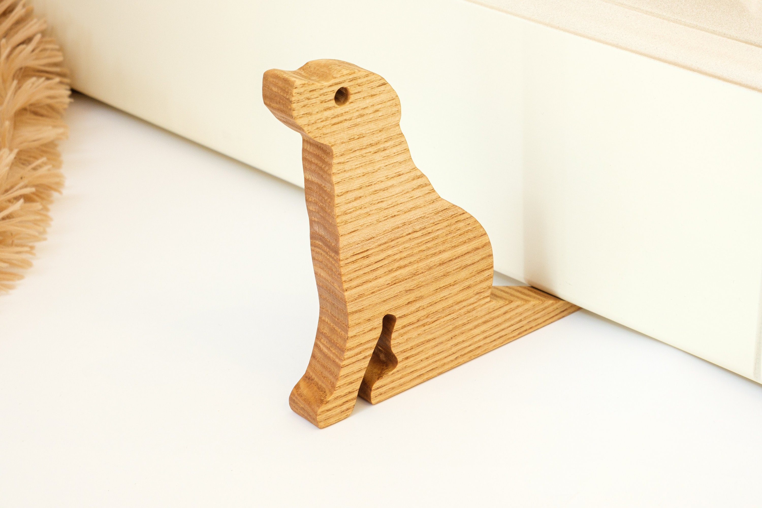 Wooden (Olive Tree) Door Stop, Doorstops, Handmade Door Wedge , Animal  Design - AHENQUE