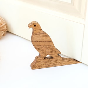 Hodor bird door /Door holder / ash Door stopper / Door stop Eagle doorstop / Doorstop / Hold the door / Wood door stop / Door wedge Hinges