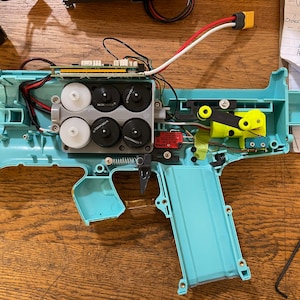 Worker Pheonix 2.0- High ROF N20 Pusher Motor Adapter upgrade for Nerf Foam Dart Blaster