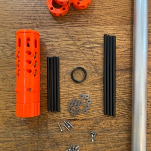 MEGA BCAR Quik STAC kit  - Nerf Mega Foam Dart Blaster half dart rifling accuracy attachment