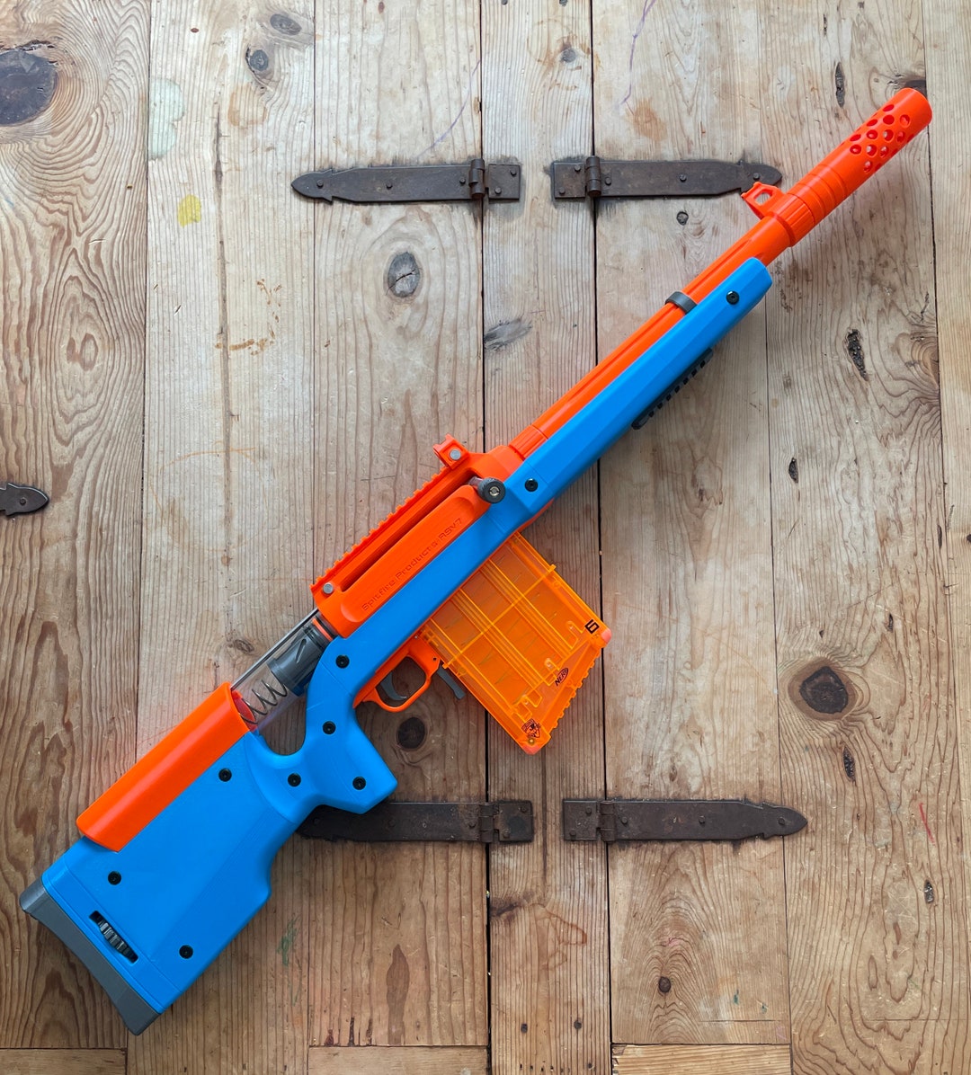 Lançador Automático Estilo Nerf Com 40 Dardos sniper 7016