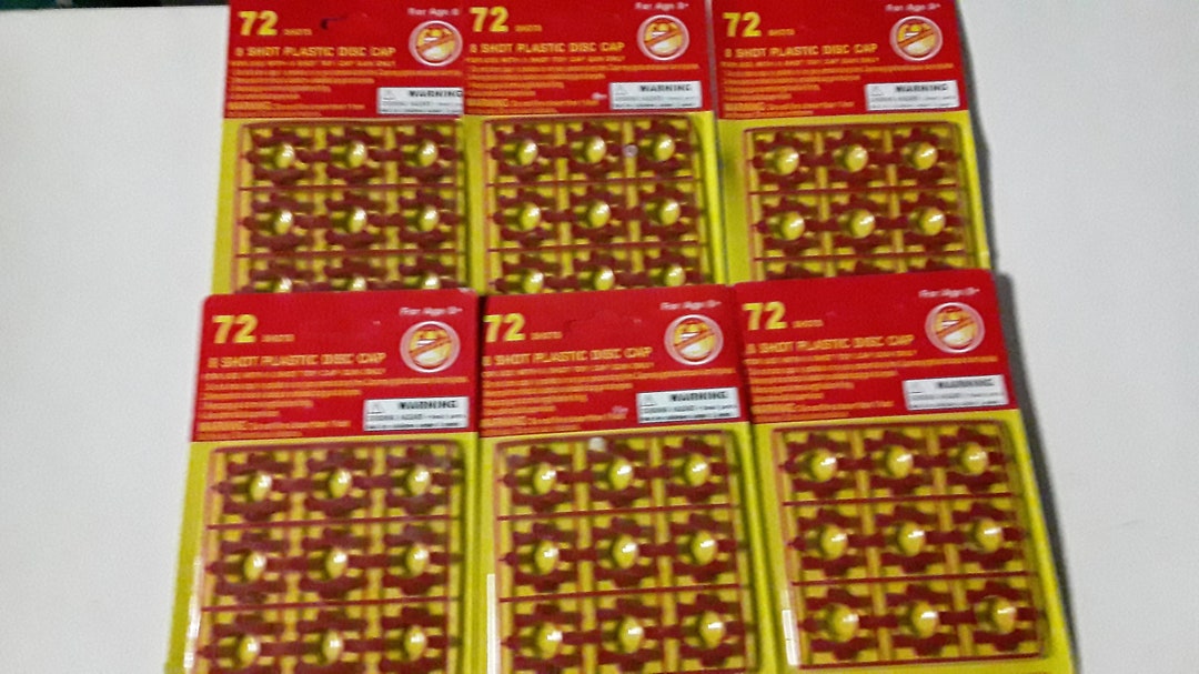 6 Ring Cap Gun Ammo Packs FREE Shipping 72shot BUNDLE Etsy