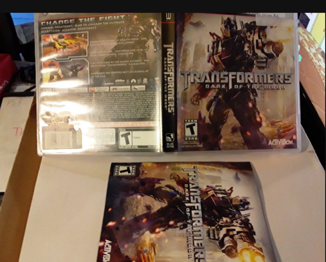 PS3 Transformers Dark of the Moon Playstation 3 Vintage Game Video Game ...