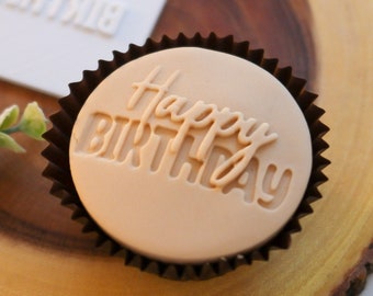 Happy Birthday Embosser 2-Way Stamp *NEW DESIGN*