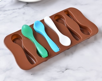 SourceTon - Set di 3 stampi in silicone rettangolari a cavità media, 12 stampi in silicone