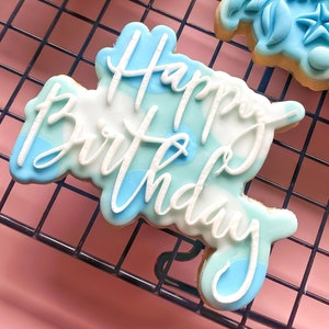 Happy Birthday Embosser Stamp & Cookie Cutter Set