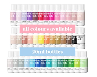 Colorante alimentario a base de aceite Color Mill - Botellas de 20 ml