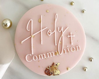 Holy Communion Embosser Stamp - Reverse Fondant Embosser -  First Holy Communion Cake Decor