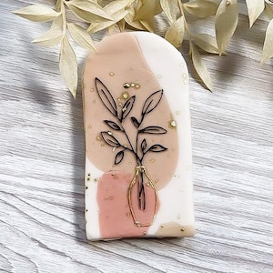 Floral Embosser - Willow Leaf Reverse Embosser Stamp