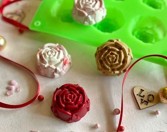 Valentines Mould - Rose Bud Shape Silicone Mould x15 Cavity