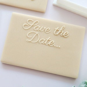 Save The Date Reverse Embosser Stamp