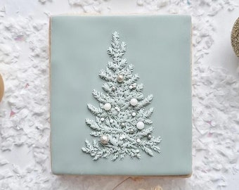 Christmas Reverse Embosser Stamp - Christmas Tree Embosser