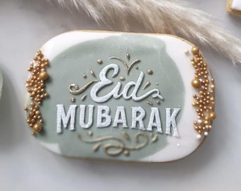 Eid Mubarak Embosser - Eid Mubarak Reverse Embosser Stempel