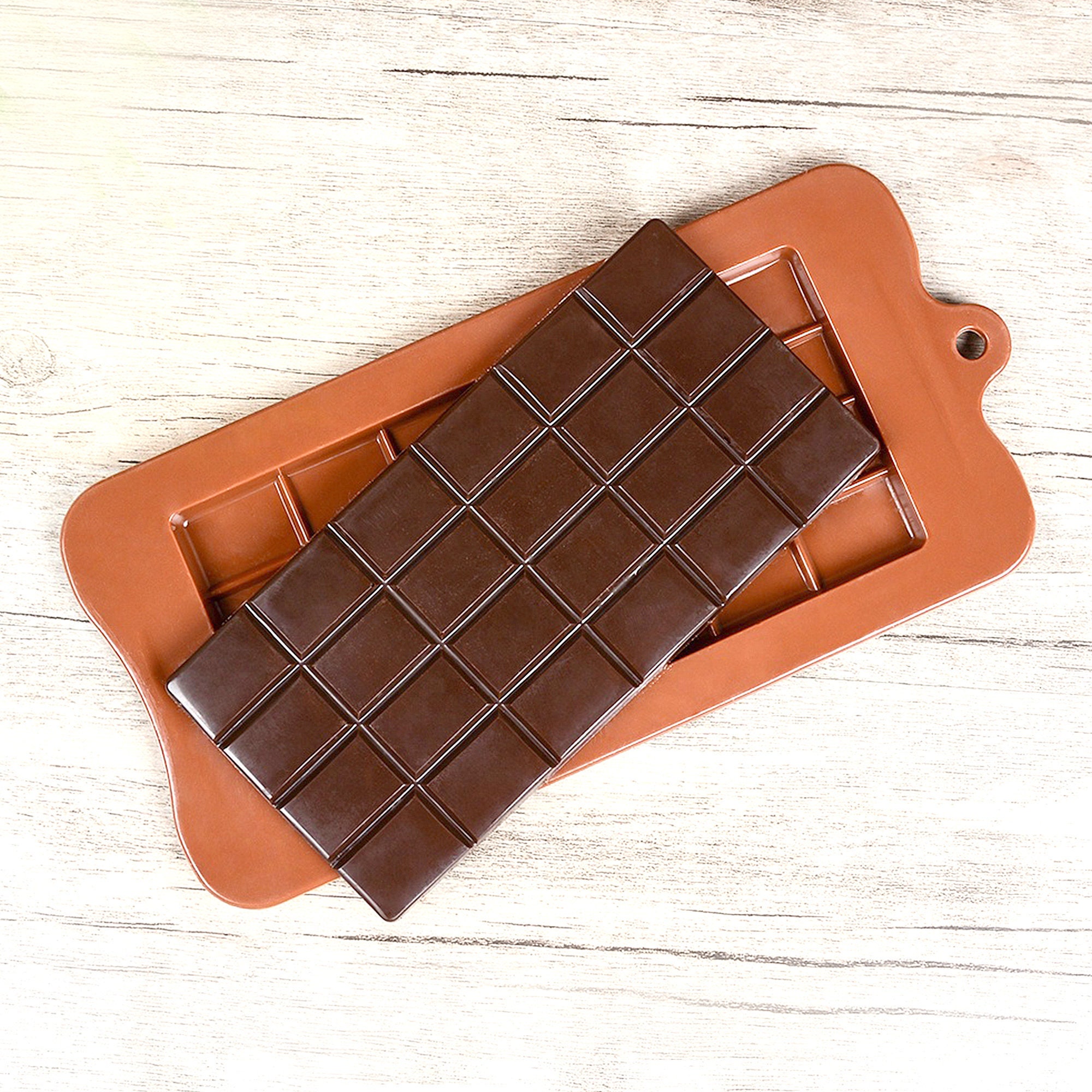 2 Cell LARGE SLAB BAR Mould makes Bars Approx 275g Chocolate Candy