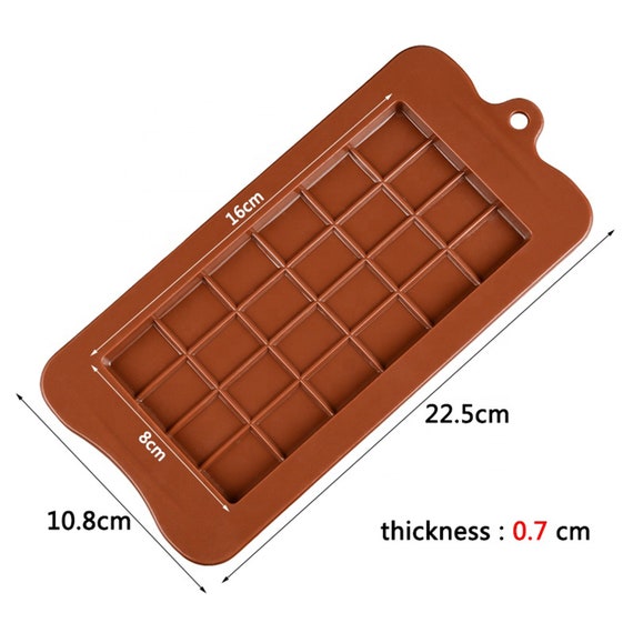 Newk Stampi in silicone per cioccolato, lettere e numeri, confezione da 4 stampi in silicone per