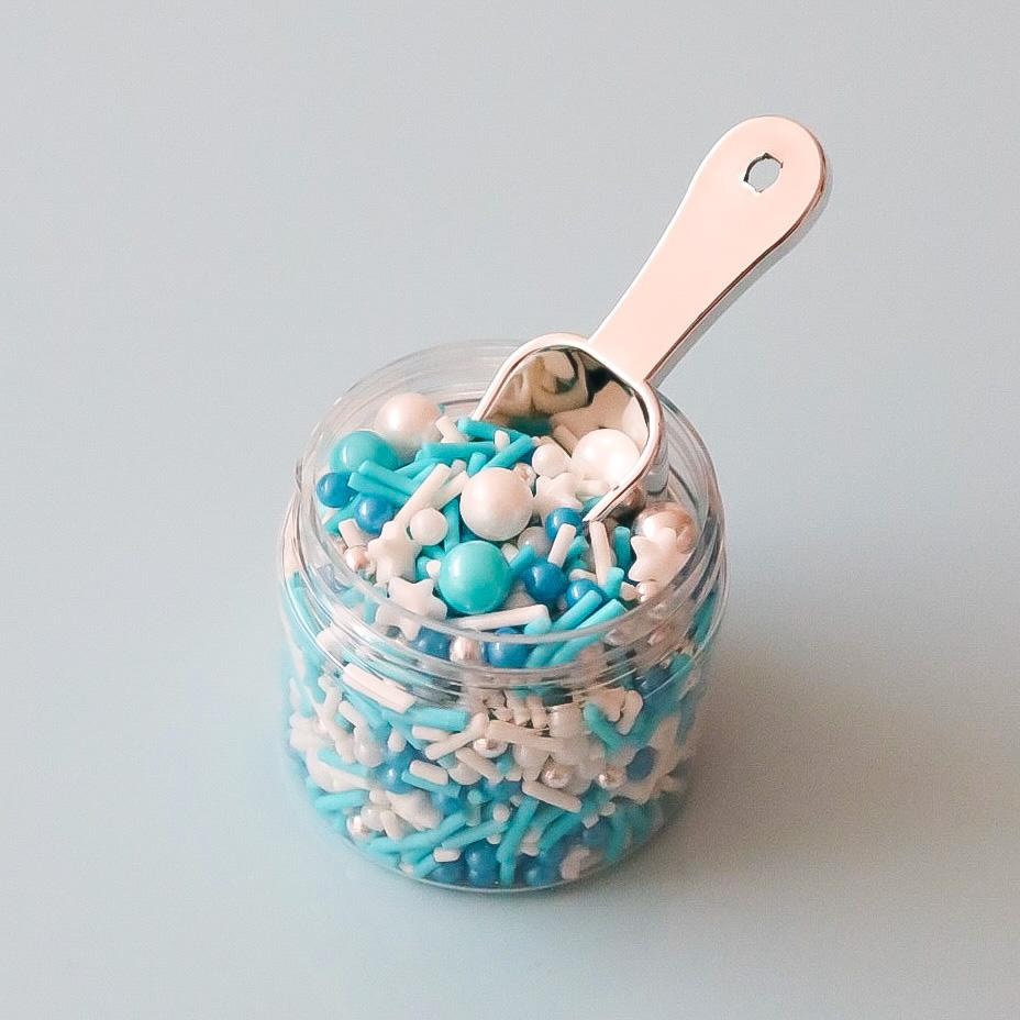 Blue Sparkle Sprinkles Mix di sprinkle blu bianco e argento Etsy