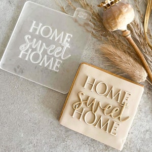 Home Sweet Home Reverse Embosser Stamp - New Home Embosser