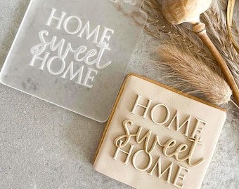 Home Sweet Home Reverse Embosser Stamp - New Home Embosser