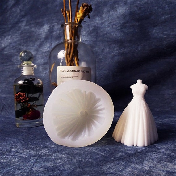Moule à Bougie En Silicone Pour Mariée Et Marié, Bricolage, Robe De Mariée, Fait à La Main, Couple De Jeunes Mariés, Moule En Résine D'aromathérapie De Gypse, Décor De Mariage