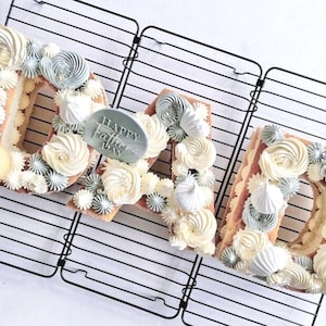 Guía de formas para tartas del Día del Padre / Plantilla para tartas de Papá / Guía de recortes para tartas y galletas / 7 tamaños disponibles / Letras acrílicas para tartas