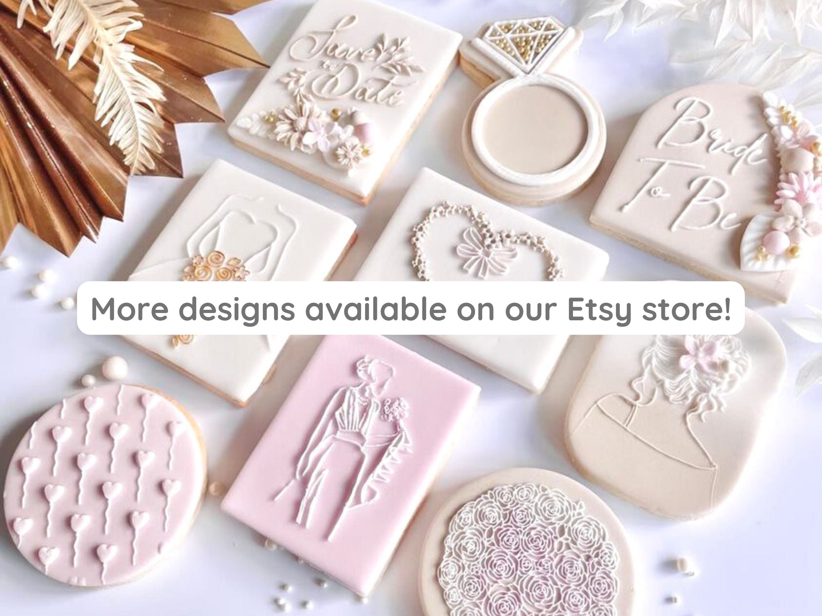 Save the Date Reverse Embosser Biscuit & Cake Decorating Tool Etsy