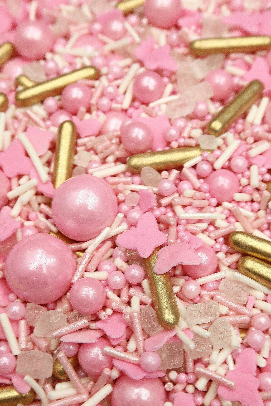 Pink Deluxe Sprinkles Pink Sprinkle Mix Etsy