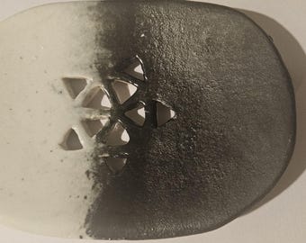 Jabonera de cerámica hecha a mano