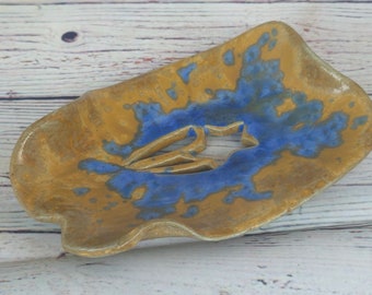 Jabonera artesanal para baño de casa de campo