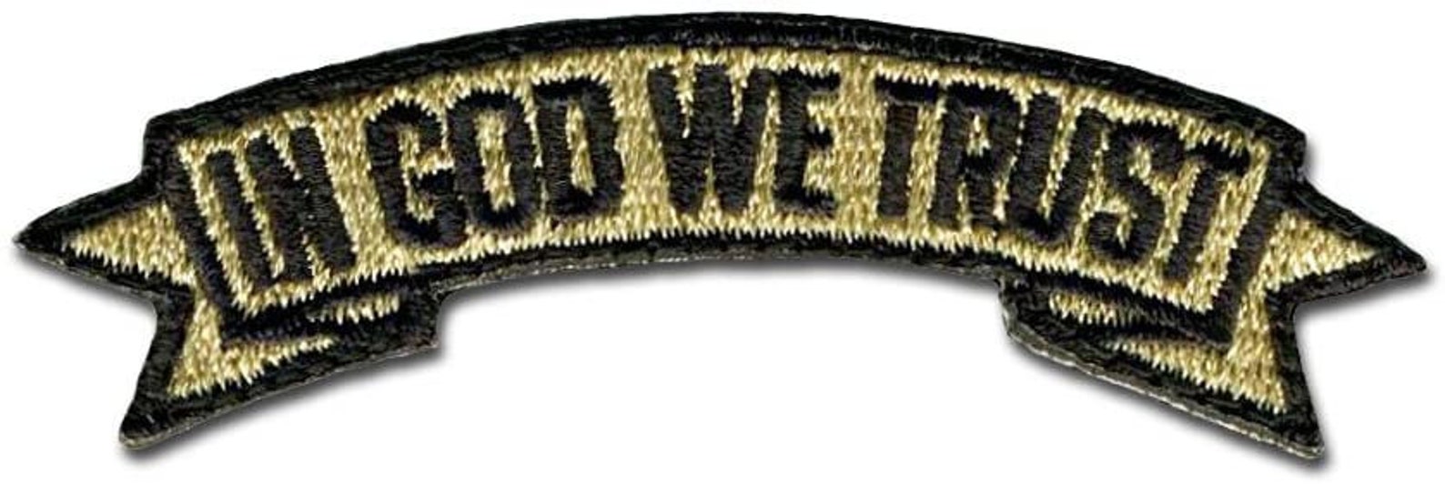 Morale Christian Patch Velcro In God We Trust 3D Etsy