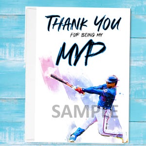 Biglietto d'auguri Juan Soto New York Mets - Carta regalo inclusa - Biglietto NYM - Regalo di compleanno, anniversario, Natale, Halloween, MLB