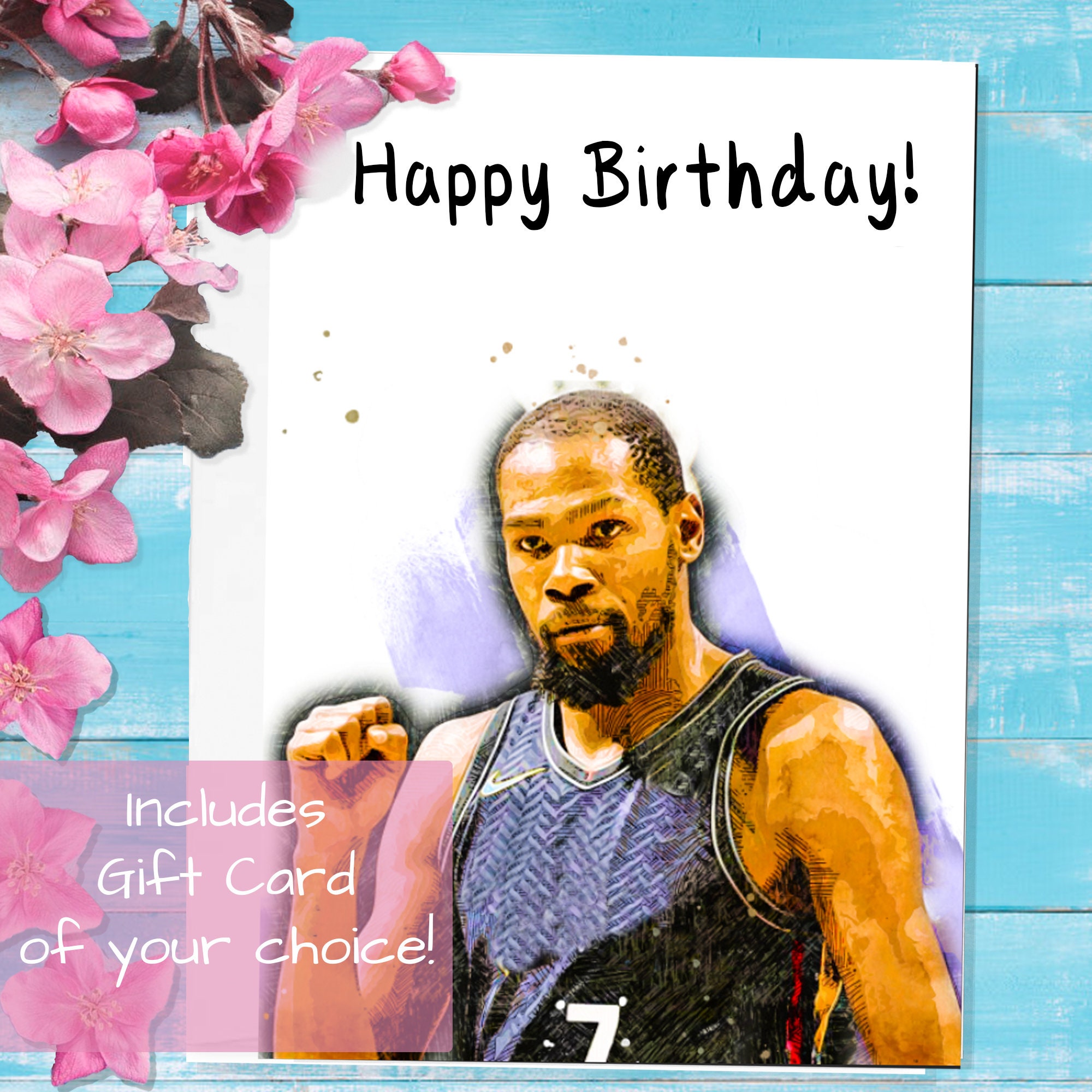 Durant Happy Birthday Greeting Card Gift Card Included the - Etsy