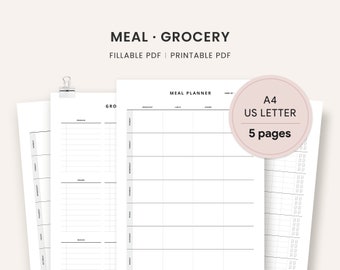Bi Weekly Printable Planner Use As A To Do List Menu Plan Etsy