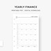 Yearly Finance Planner, Annual Finance, Financial Planner, Finance ...