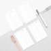Pocket Inserts : Weekly Meal Planner Printable Week Menu - Etsy