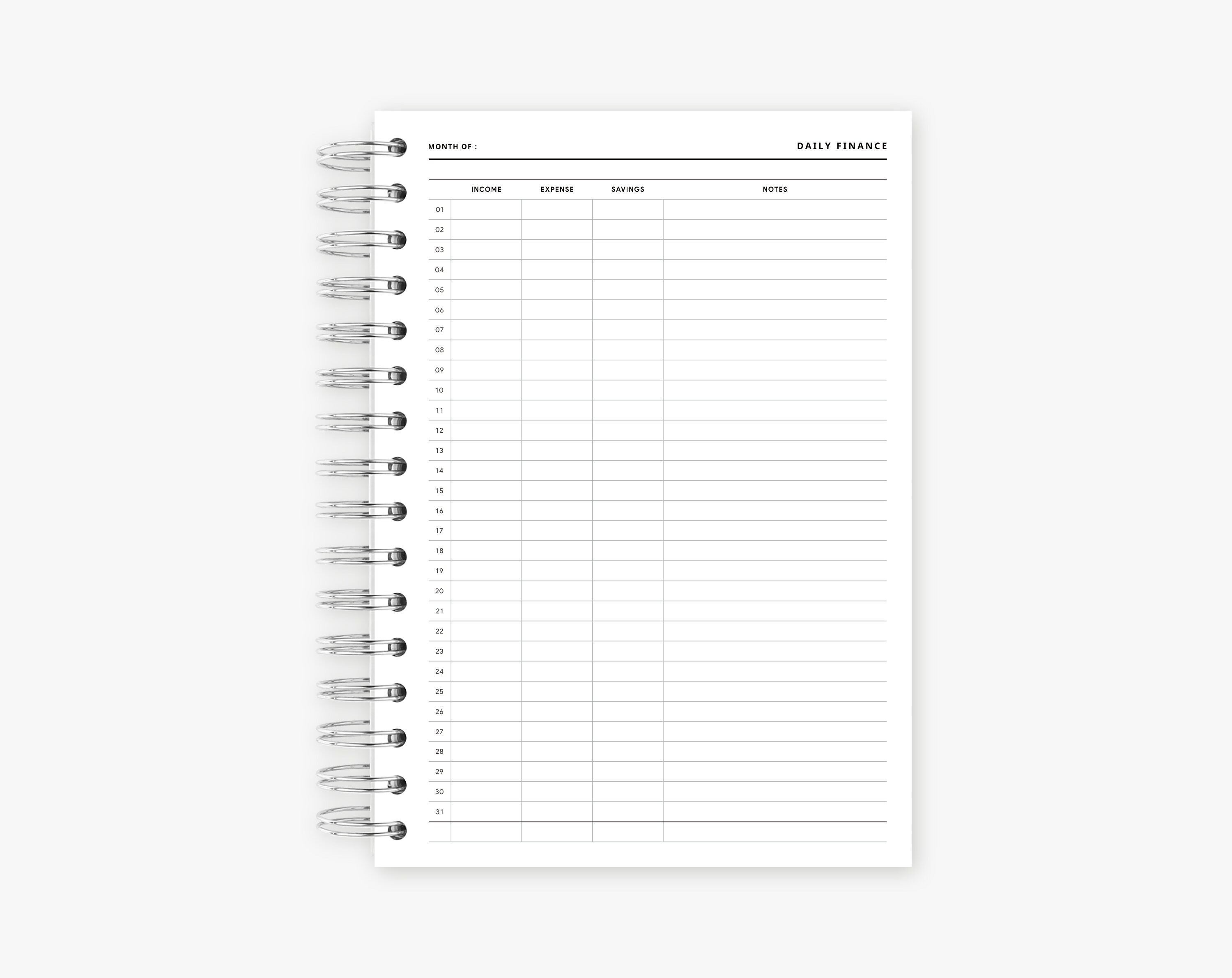 A5 Inserts Financial Planner Finance Planner Finance Etsy