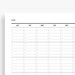 Yearly Planner Printable, Year at a Glance, Desk and Wall Calendar, 12 ...