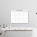 Yearly Planner Printable, Year at a Glance, Desk and Wall Calendar, 12 ...
