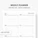 Printable Daily Work Desk Planner, Daily Organizer for Work, Business ...