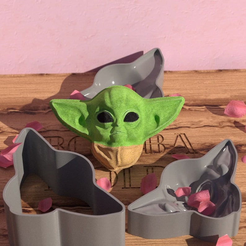 Bathbomb mold baby yoda for bath bombs Etsy