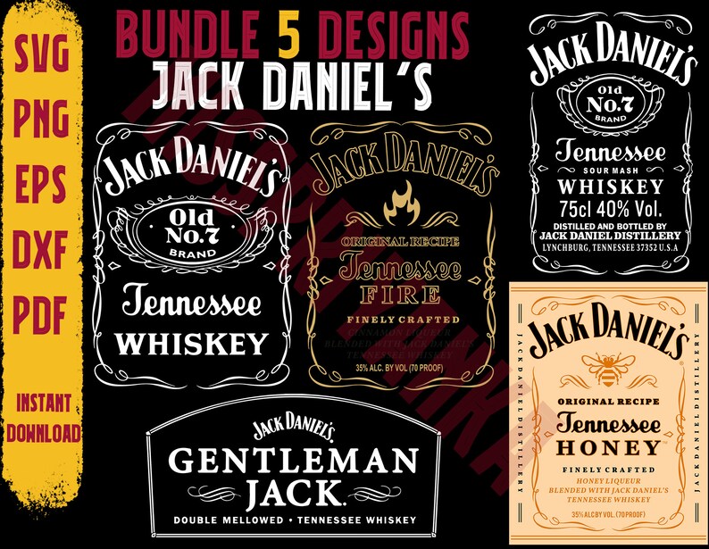 Download Jack Daniels SVG Jack Daniels PNG Whiskey SVG FIles for ...