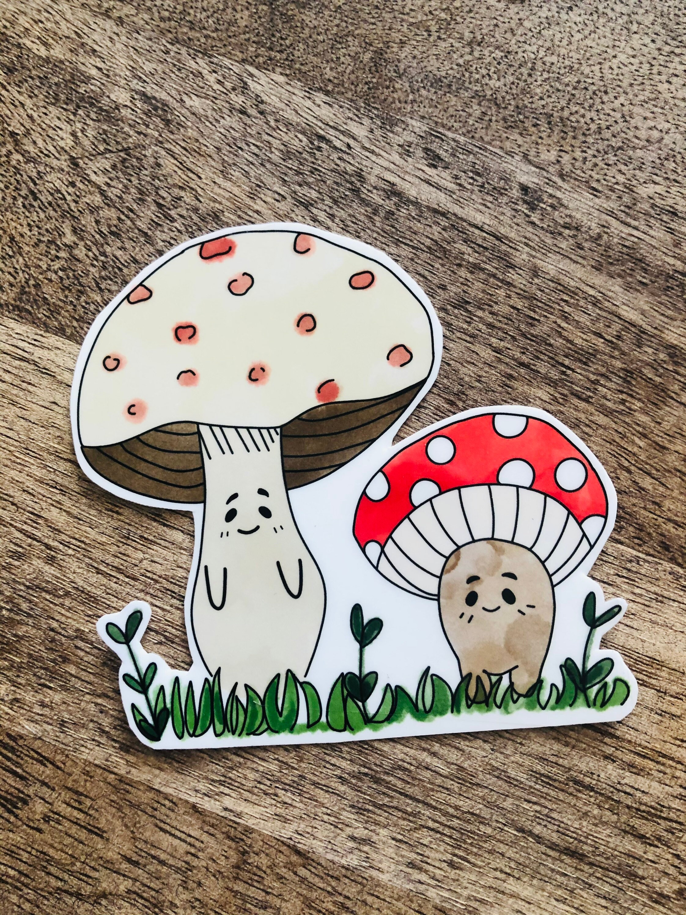 Mushroom sticker/ cute mushroom sticker/ sticker/ mushroom Etsy