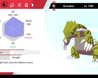 shiny groudon plush