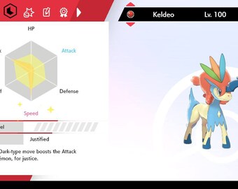 Keldeo Pokemon Etsy